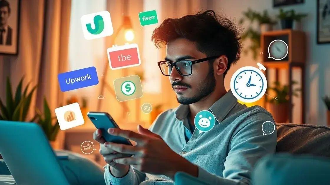 freelancing e serviços remotos no celular