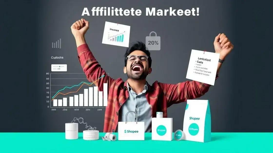 Resultados e casos de sucesso com afiliados da Shopee